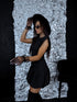 MINI dress "MIORICA" - BLACK